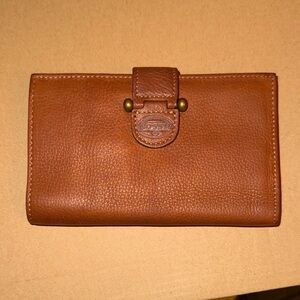 Fossil Trifold Brown Leather Wallet